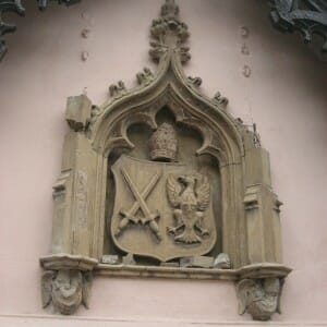 Fulham Palace Coat of Arms before restoration 2011