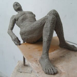 Half-Life Size study of Louise,clay 2012